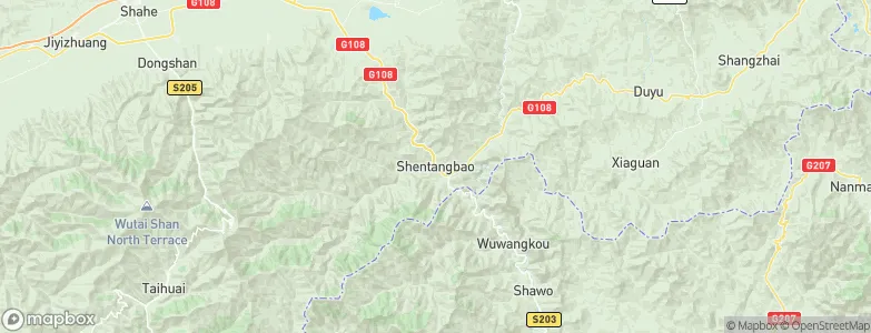 Shentangbao, China Map