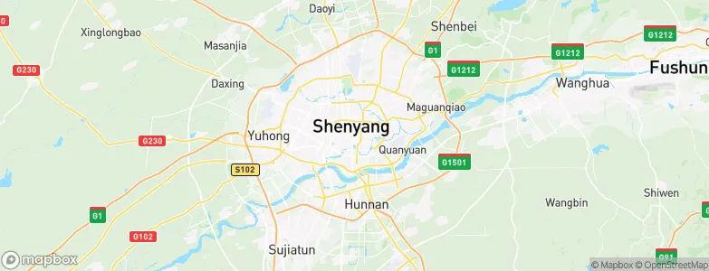 Shenyang, China Map