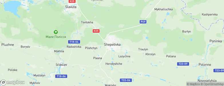 Shepetivka, Ukraine Map