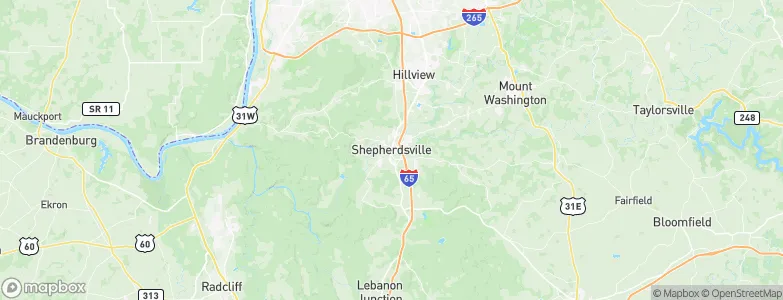 Shepherdsville, United States Map