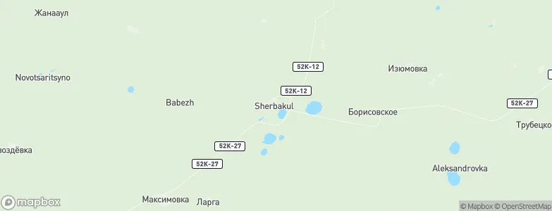 Sherbakul', Russia Map