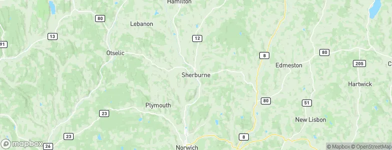 Sherburne, United States Map