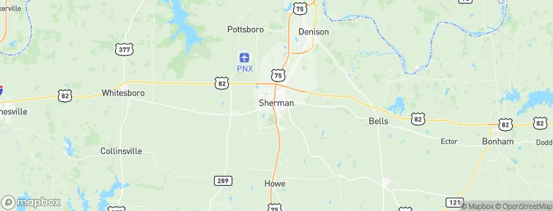 Sherman, United States Map
