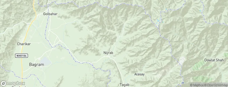 Shērwānī-ye Bālā, Afghanistan Map