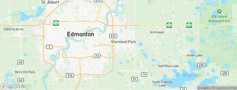 Sherwood Park, Canada Map