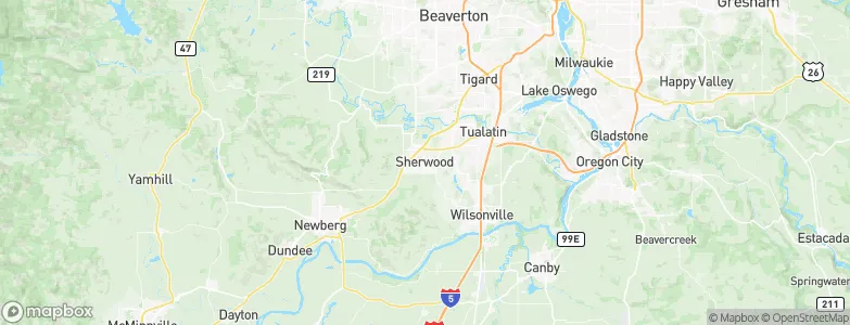 Sherwood, United States Map