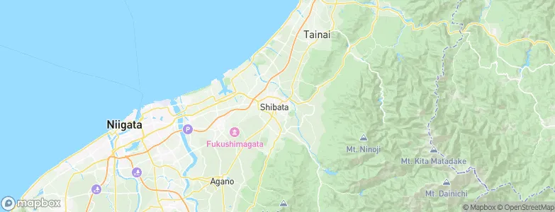 Shibata, Japan Map