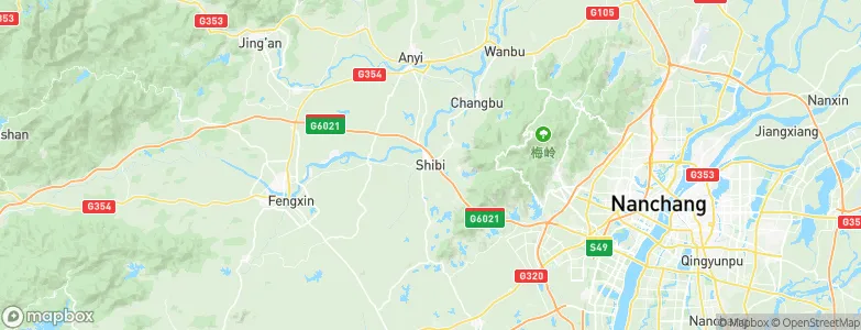 Shibi, China Map