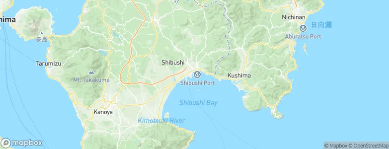 Shibushi, Japan Map