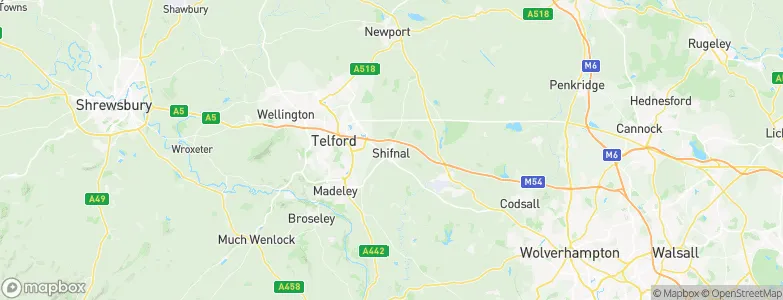 Shifnal, United Kingdom Map