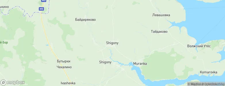 Shigony, Russia Map