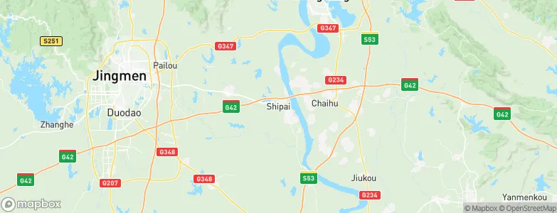 Shihpaitsen, China Map