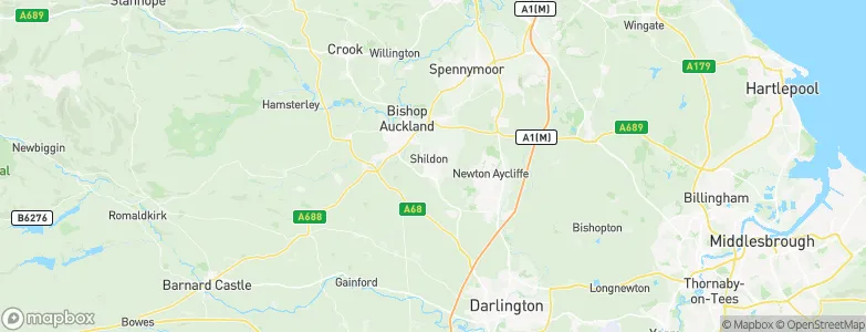 Shildon, United Kingdom Map