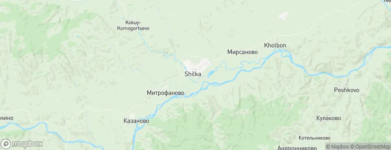Shilka, Russia Map