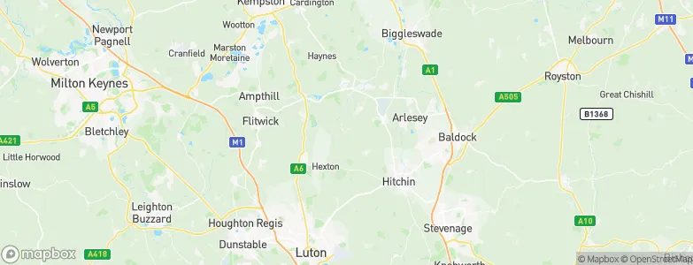 Shillington, United Kingdom Map