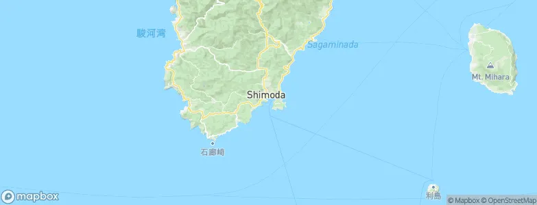 Shimoda, Japan Map