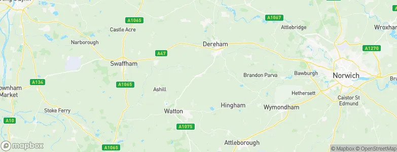 Shipdham, United Kingdom Map
