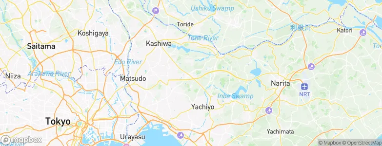 Shiroi, Japan Map