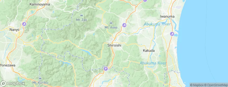Shiroishi, Japan Map