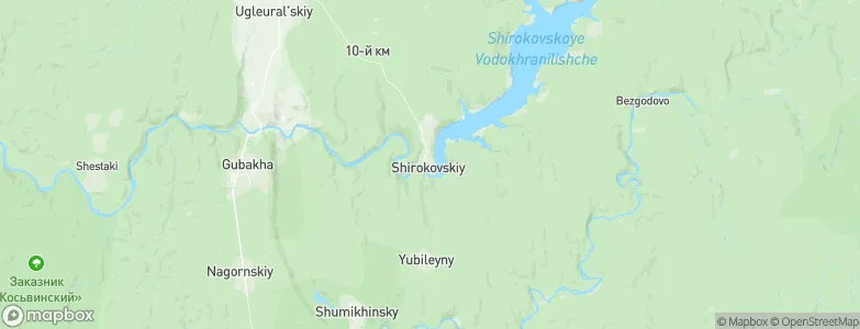 Shirokovskiy, Russia Map