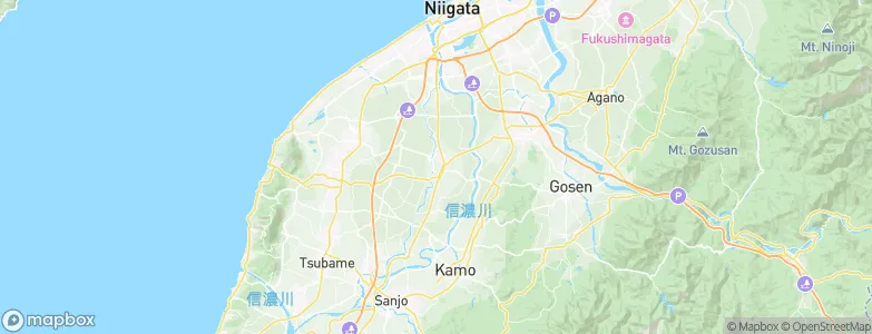 Shirone, Japan Map