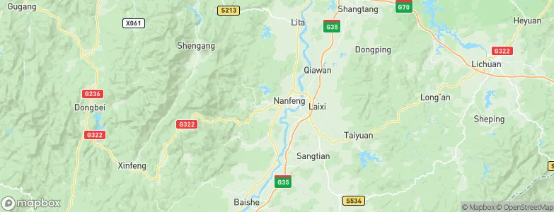 Shishan, China Map