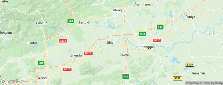 Shishi, China Map