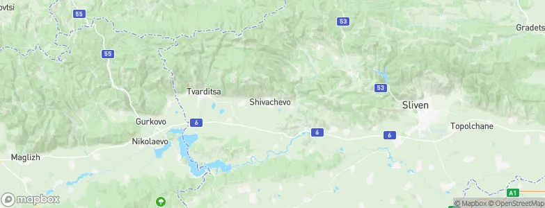 Shivachevo, Bulgaria Map