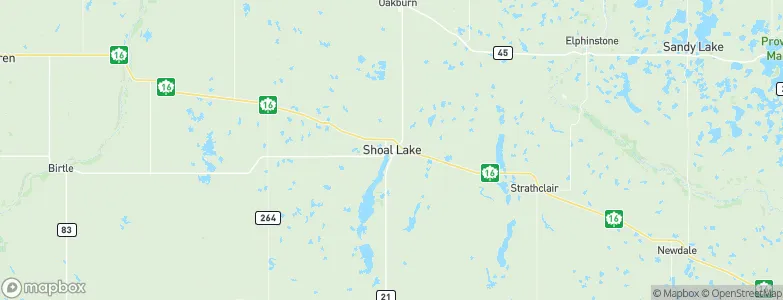 Shoal Lake, Canada Map