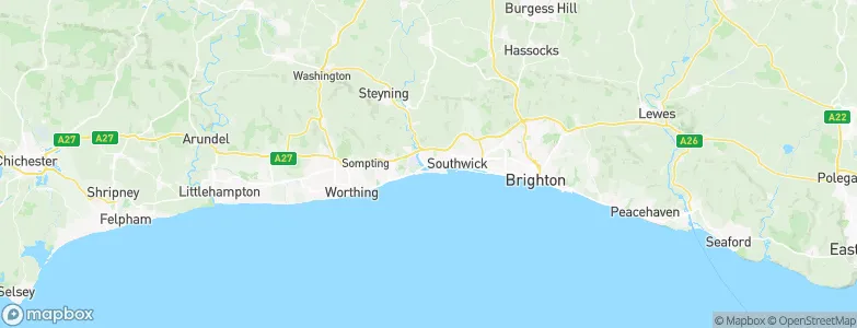 Shoreham-by-Sea, United Kingdom Map