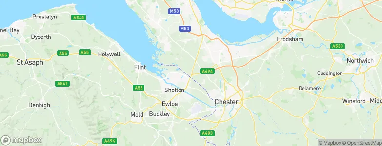 Shotwick, United Kingdom Map