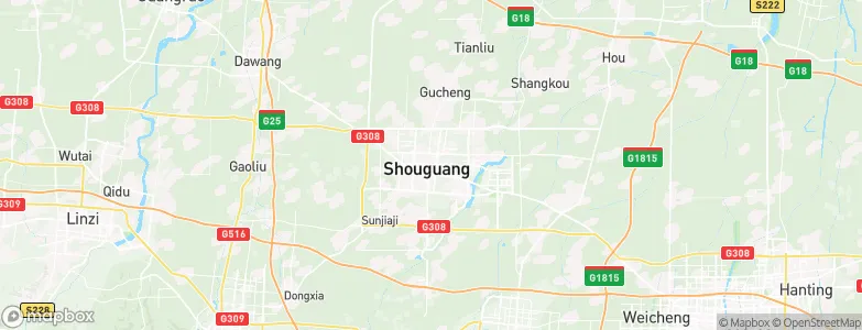 Shouguang, China Map