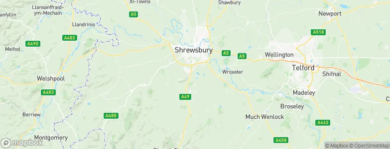 Shropshire, United Kingdom Map