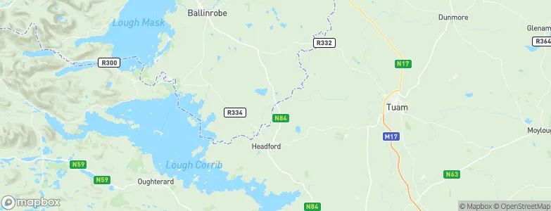 Shrule, Ireland Map
