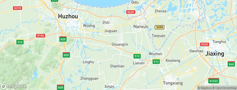 Shuanglin, China Map