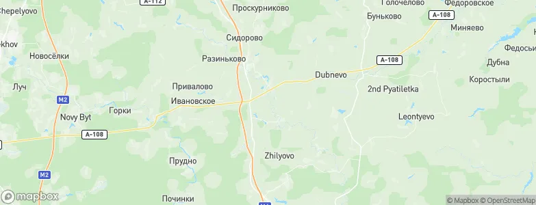 Shugarovo, Russia Map