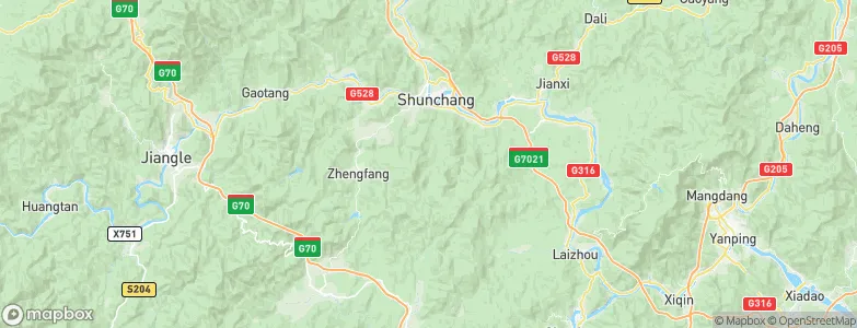 Shuinan, China Map