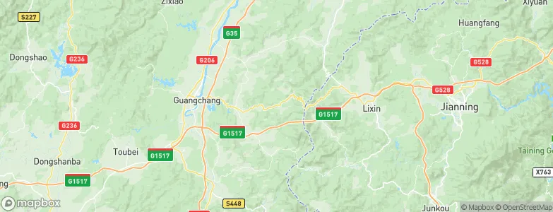 Shuinanxu, China Map