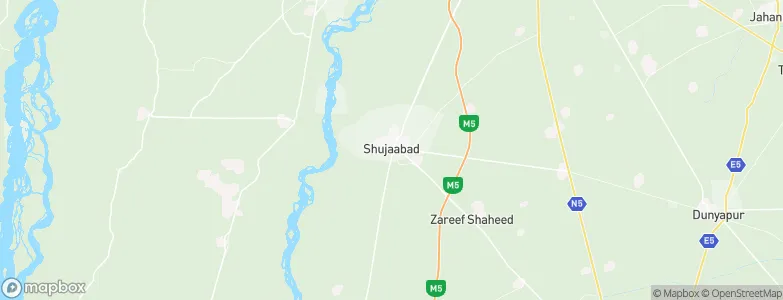 Shujaabad, Pakistan Map