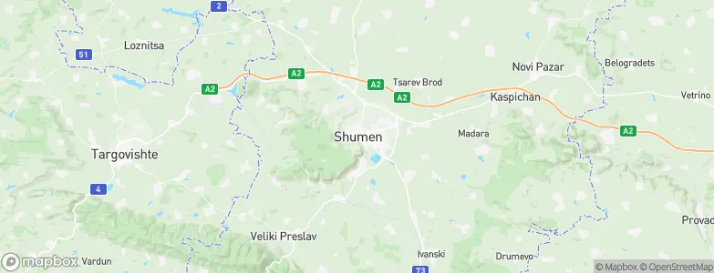 Shumen, Bulgaria Map