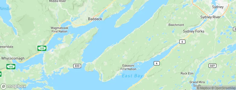 Shunacadie, Canada Map