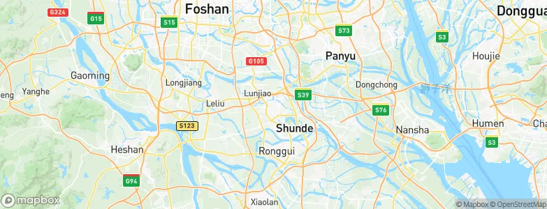 Shunde, China Map