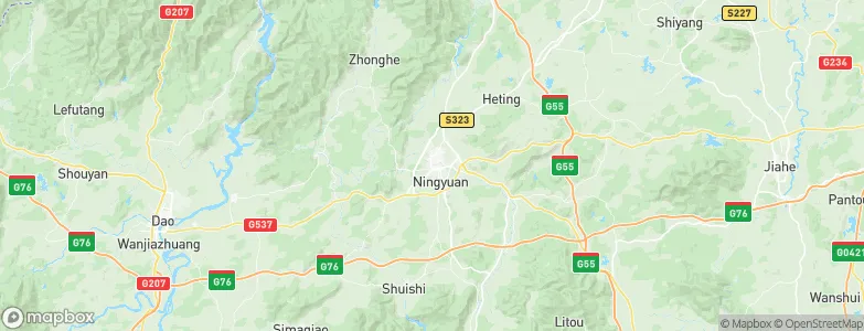 Shunling, China Map