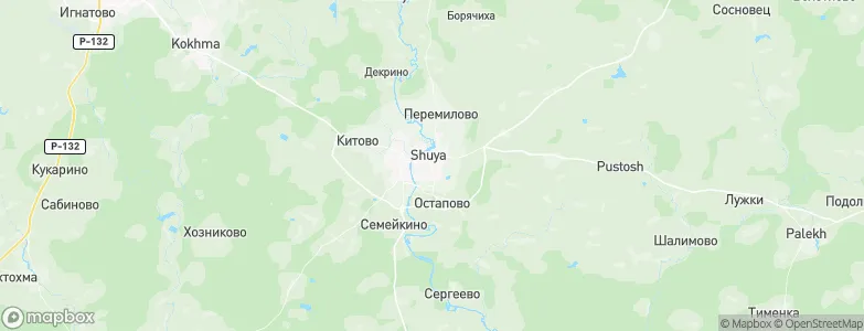 Shuya, Russia Map