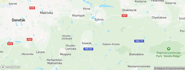 Shyroke, Ukraine Map