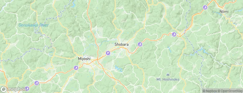 Shōbara, Japan Map