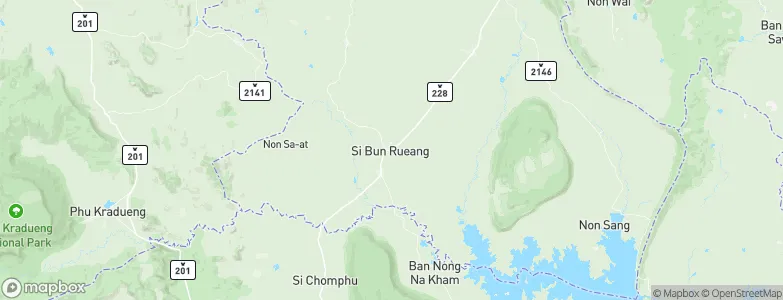 Si Bun Rueang, Thailand Map