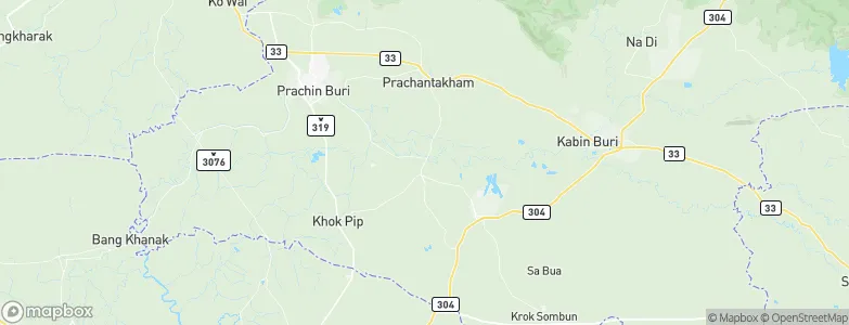 Si Maha Phot, Thailand Map