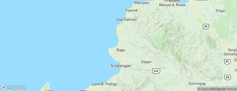 Siari, Philippines Map
