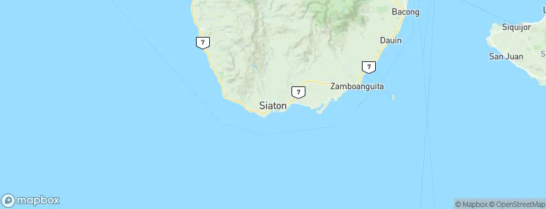 Siaton, Philippines Map